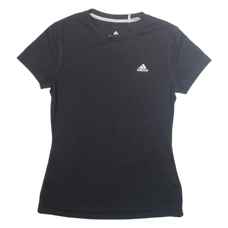 ADIDAS Womens T-Shirt Black S