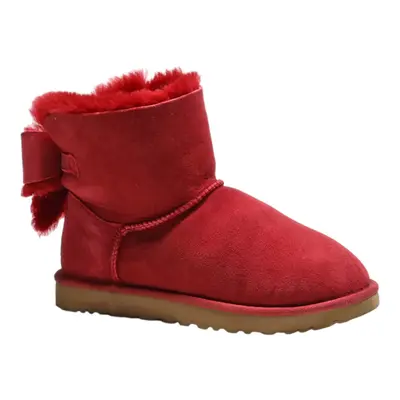 UGG Ankle Boots Red Suede Womens UK 6