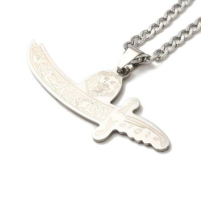Non-Tarnish Sword Pendant Necklaces