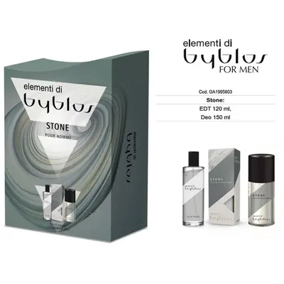 Byblos Elements Stone: EDT120ml + Deo 150ml