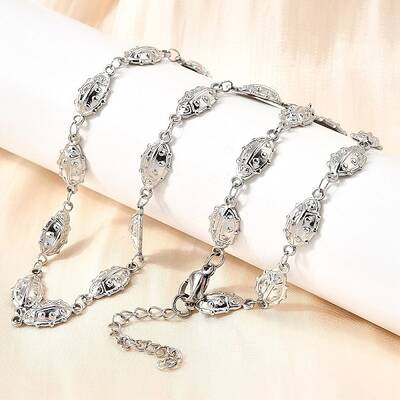 304 Stainless Steel Ladybug Link Chain Necklaces for Women Men