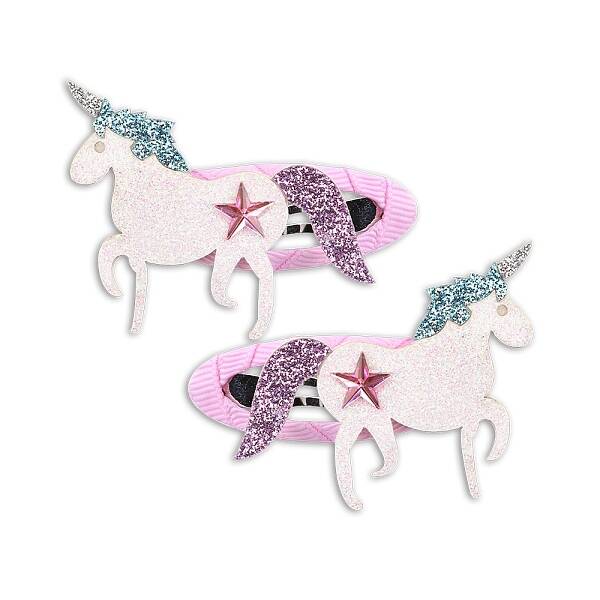 Cloth Covered Snap Hair Clips