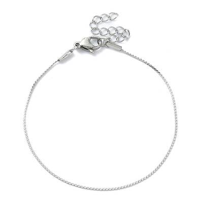 Non-Tarnish 304 Stainless Steel Serpentine Chain Bracelets