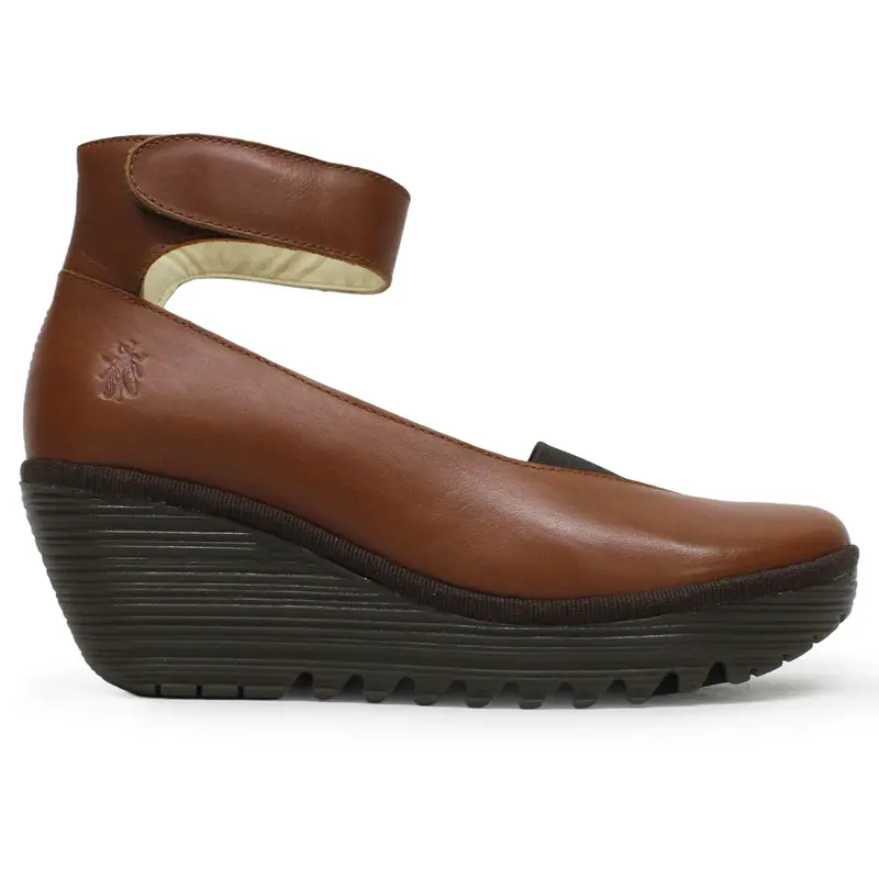 Fly London YOUS529FLY Dublin Leather Women's Comfort Shoes - Tan - Size:US 6-6.5 Women