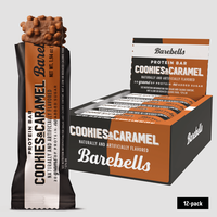 Barebells Protein Bars Cookies & Caramel with 1g of Total Sugars - 1.9oz Bars - Snacks with 20g of High Protein - On The Go P...