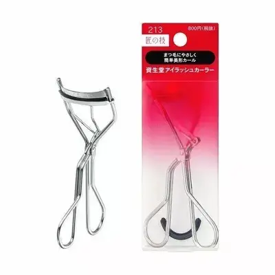 Eyelash Curler 213 Shiseido Crimps & Curls Lashes for Perfect, Eye-Framing Fringe - Gentle & Safe - Includes Replacement Pad ...