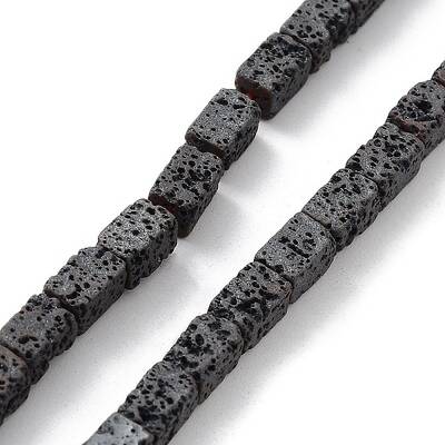 Natural Lava Rock Beads Strands