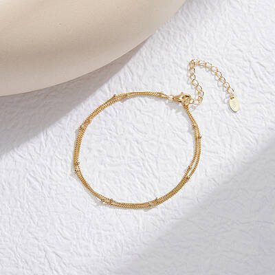 S925 Sterling Silver Multi-strand Bracelets for Woman