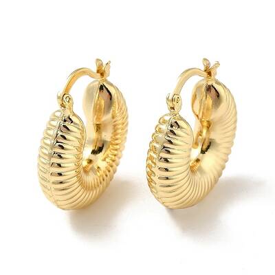 Brass Hoop Earrings