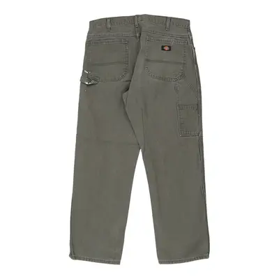 Dickies Carpenter Trousers - 36W 30L Khaki Cotton