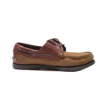 LLOYD Boat Shoes Brown Leather Mens UK 7.5