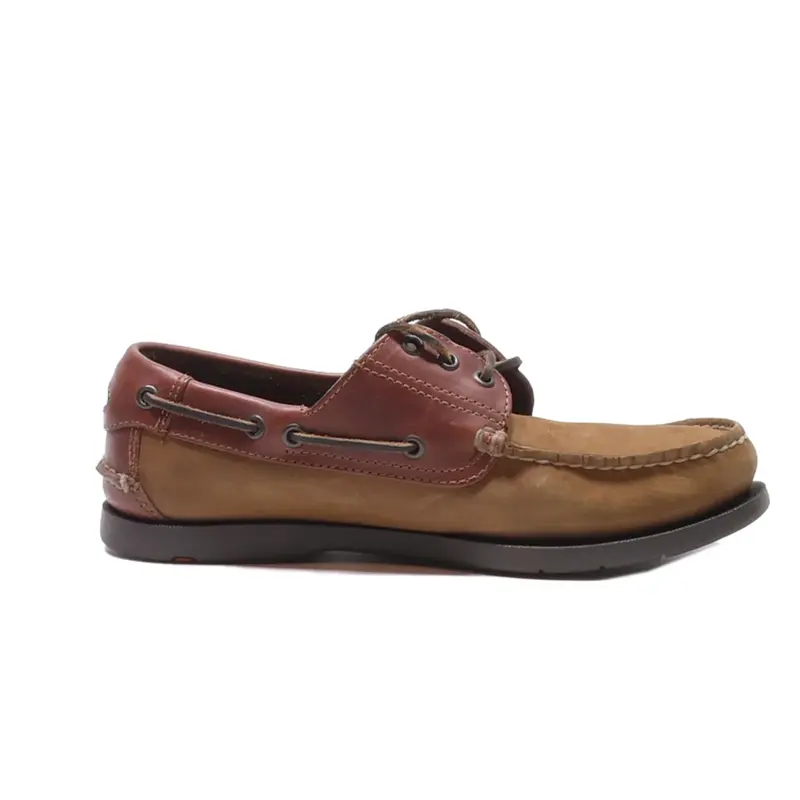 LLOYD Boat Shoes Brown Leather Mens UK 7.5
