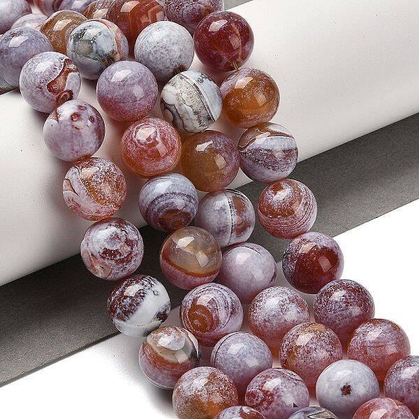 Dyed Natural Carnelian Beads Strands