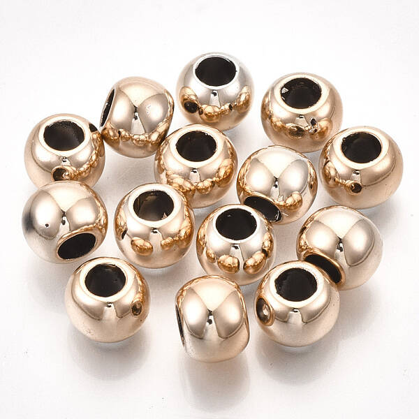 UV Plating ABS Plastic European Beads