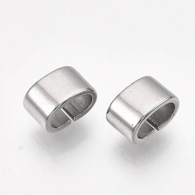 Non-Tarnish 304 Stainless Steel Slide Charm