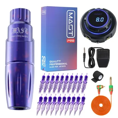 Mast Tour Purple Camo Color Rotary Tattoo Pen Machine Kit