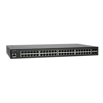 02-SSC-8382 Dell SWS14-48 48 x RJ-45 Ports PoE+ 10/100/1000Base-T + 4 x SFP+ Ports Layer 2 1U Rack-Mountable Gigabit Ethernet...