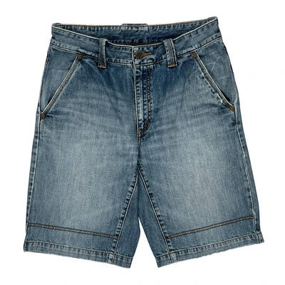 Levis Denim Shorts - 34W 11L Light Wash Denim