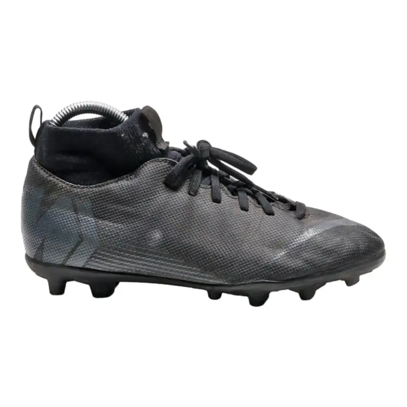 NIKE Sneaker Trainers Black Synthetic Boys UK 5.5