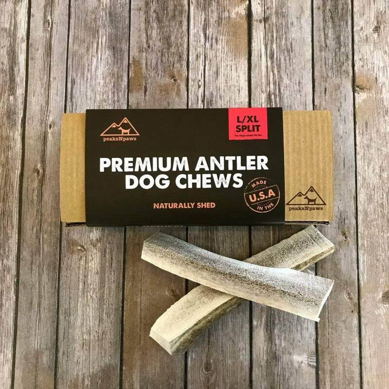 Extra Large Whole Antler Dog Chews - Natural Grade A Whole Elk Antlers - (1 chew)