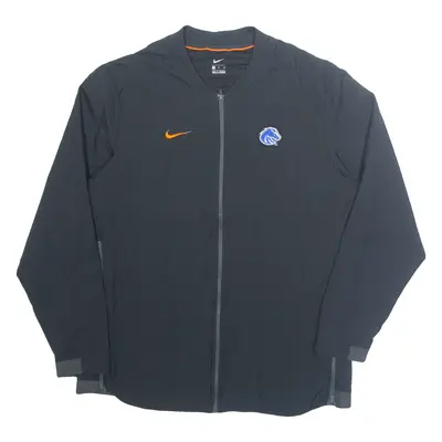 NIKE Boise State Broncos Football Mens Track Jacket Black USA XL