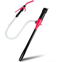 Portable Power Battery Pump, 1 Count Water & Fuel Transfer Pump with Nozzle, Battery Powered Fuel Pump with 3 FT Long Hose, 2...