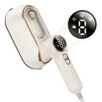 Travel Steamer & Iron for Clothes – Handheld Clothing Steamer, 10s Fast Heating, 4 Modes, LCD Display, 180° Swivel Handle,...