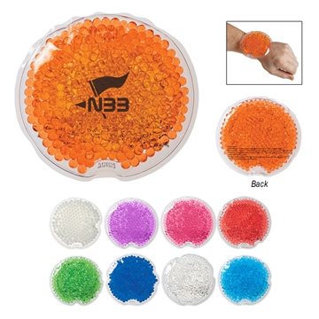 100 Custom Small Round Gel Beads Hot Cold Pack - Reusable & ...