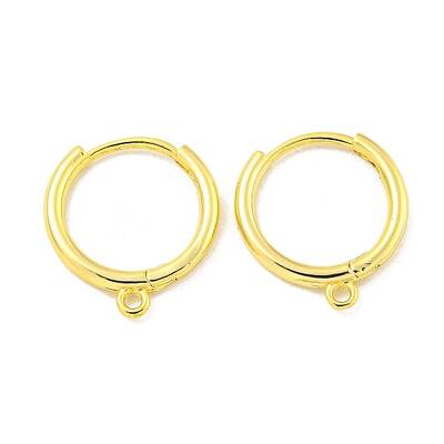 Brass Hoop Earrings
