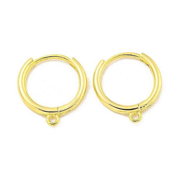 Brass Hoop Earrings