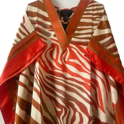 2025 New Kaftan Dresses Free Size Women's Casual Wear Comfortable Fit for All Occasions Summer Beach Vacations Zebra Print De...