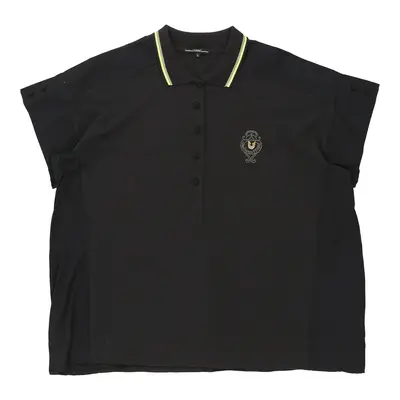 Gianfranco Ferre Polo Shirt - XL Black Cotton Blend | Size: x-large