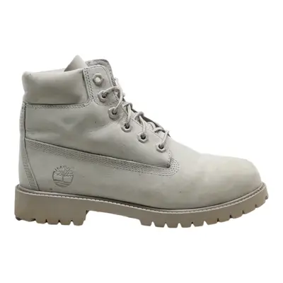 TIMBERLAND Lace-Up Boots Grey Leather Womens UK 5