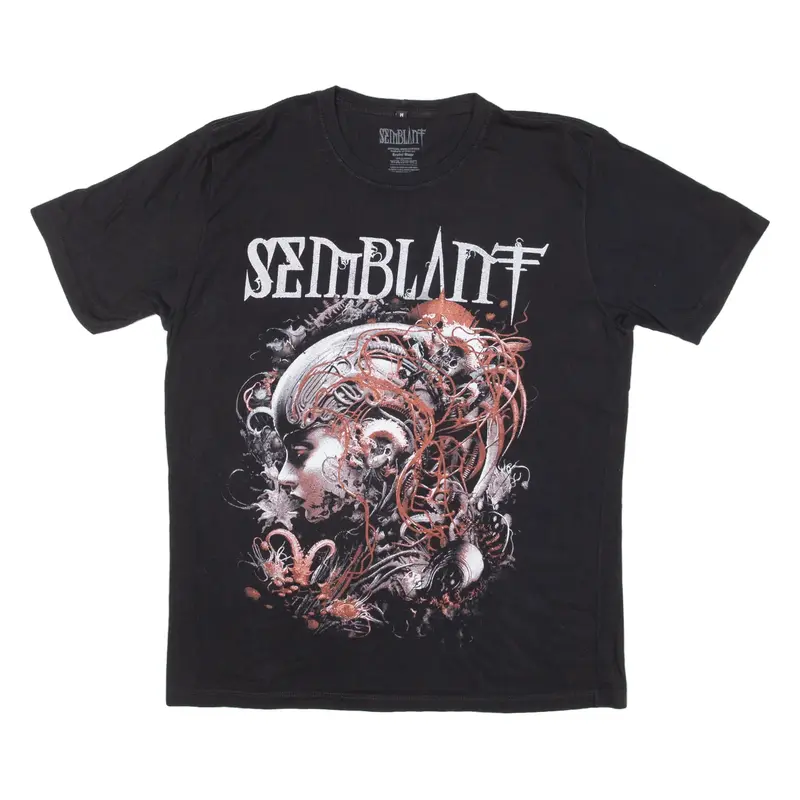 BRUTAL WEAR Semblant Vermilion Eclipse's Final Dusk 2023 Mens Band T-Shirt Black M