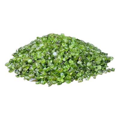 Natural & Dyed Peridot Tumbled Chips