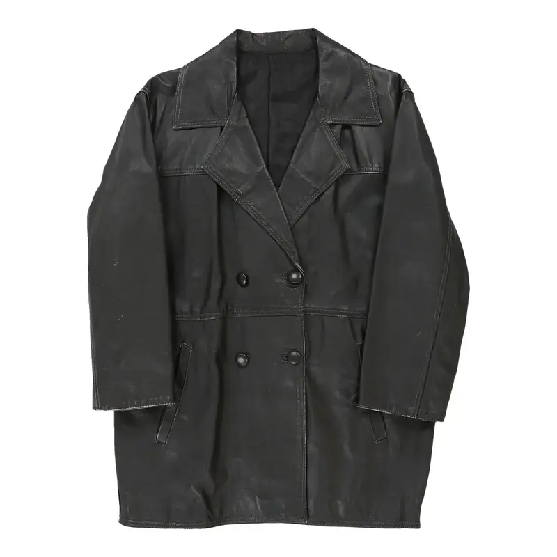 Unbranded Leather Jacket - Large Black Leather