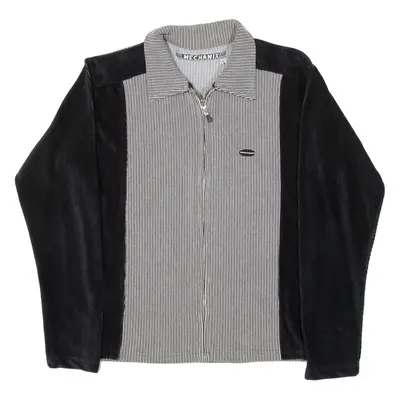 MECHANIX Boys Corduroy Jacket Grey Striped L