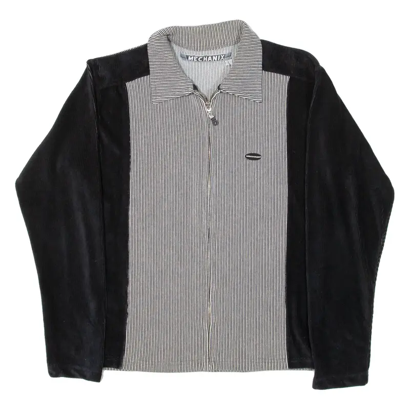 MECHANIX Boys Corduroy Jacket Grey Striped L