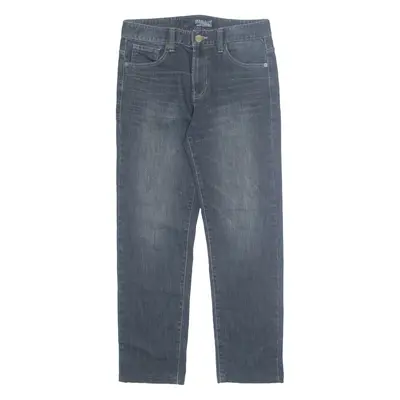 GUESS Mens Jeans Blue Regular Straight Stone Wash W30 L28