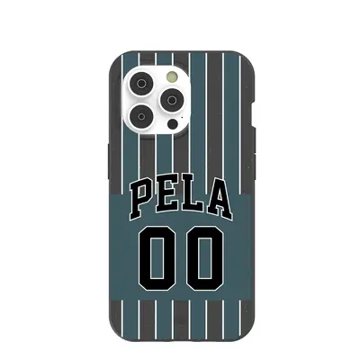 Black Soccer Jersey iPhone 14 Pro Case