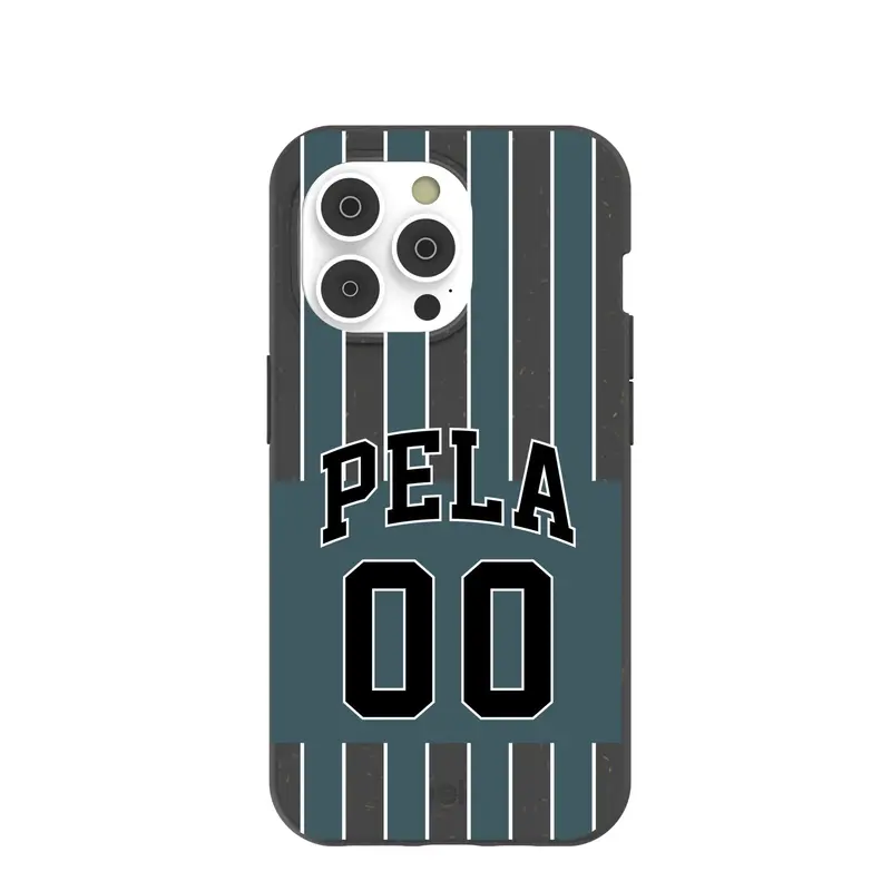 Black Soccer Jersey iPhone 14 Pro Case