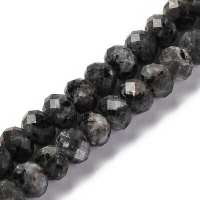 Natural Larvikite Beads Strands