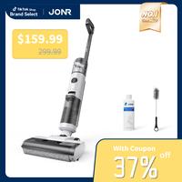 JONR ED12 Aspiradora en Seco y Húmedo, Aspiradora y Mopa Inalámbrica para Suelos Duros, Autolimpieza, Diseño de Limpieza d...