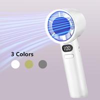 Portable Fan with Digital Display, USB Rechargeable Personal Multifunctional Fan with 120 Speeds, Handheld Turbo Fan for Trav...