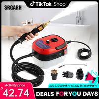 SRGARH 2500W Handheld Steam Cleaner High Temperature Pressurized Steam Cleaning Machine Portable Car Steamer with Brush Heads...