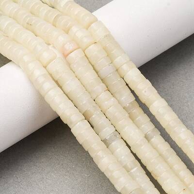 Natural White African Opal Beads Strands