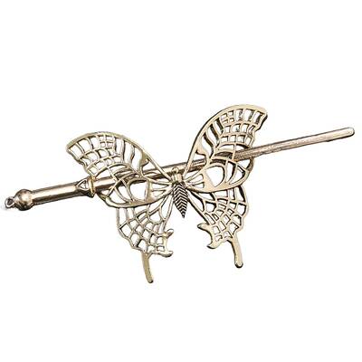 Tibetan Style Alloy Butterfly Hair Sticks