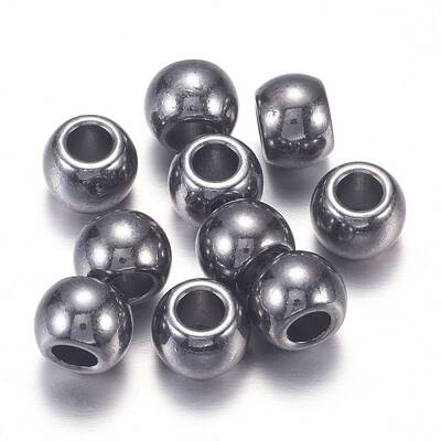 Tibetan Style Alloy European Beads