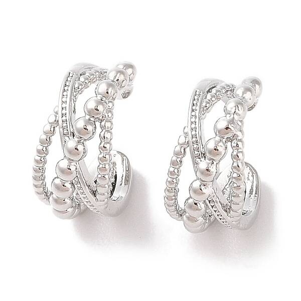 Brass Cuff Earrings for Women