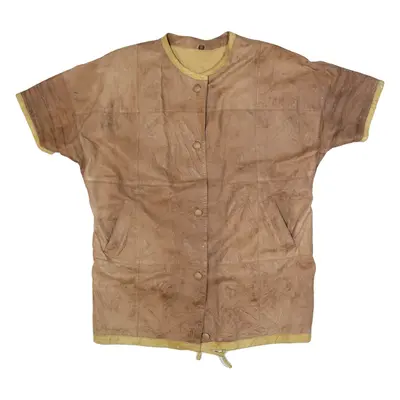 Womens Jacket Brown Leather 90s XL